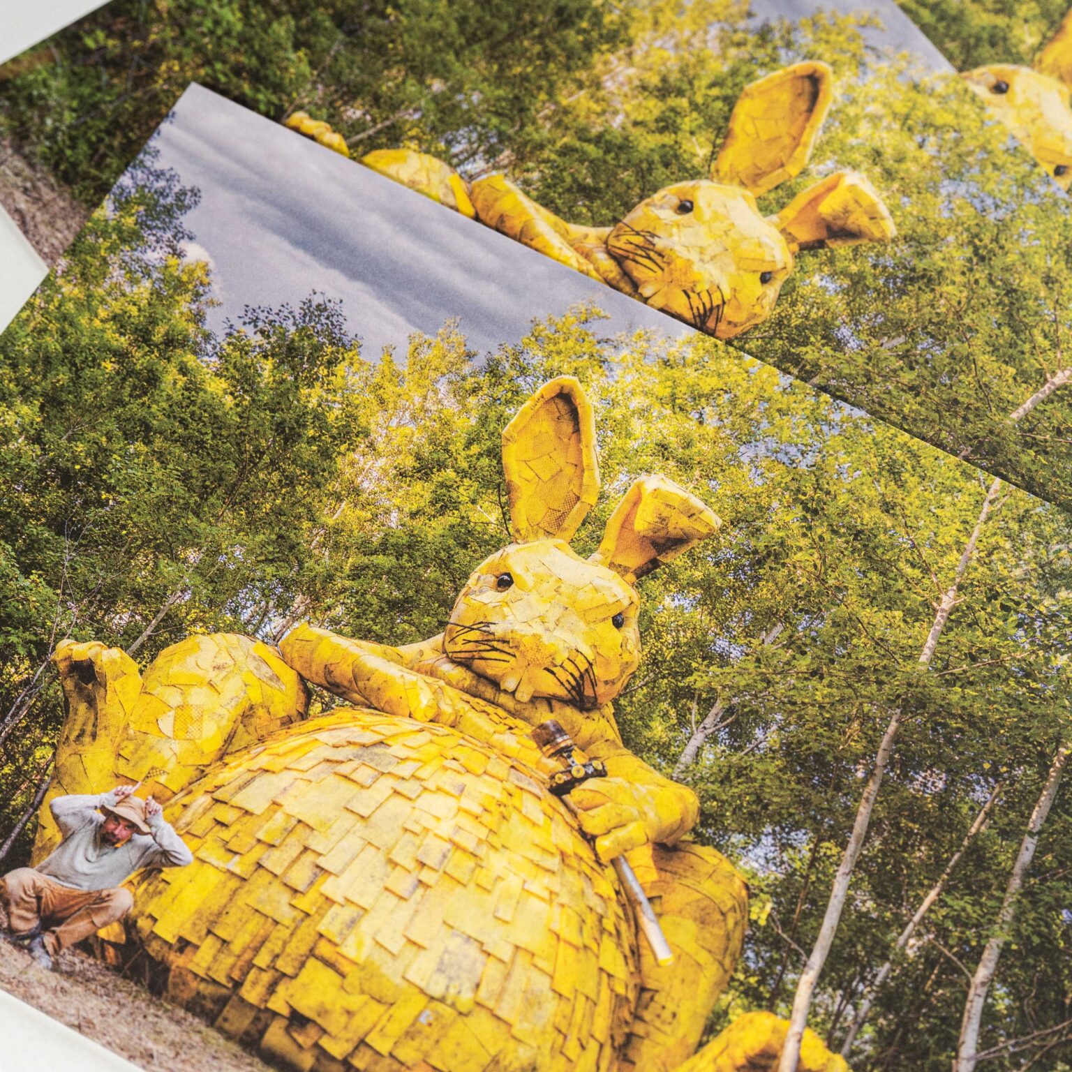 2011 Golden Rabbit Golden Rabbit – Small Print - Thomas Dambo
